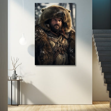 Tableau Homme Déguisé Ours